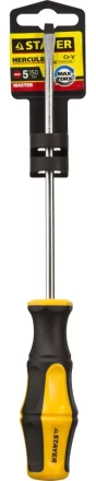 Отвертка STAYER &quot;MASTER&quot; &quot;HERCULES&quot;, Сr-V, противоскользящая рукоятка, SL5,0x150мм 25051-05-15_z02 купить в Нефтеюганске