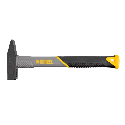 Молоток слесарный, 300 г Denzel, кованый, фибергласовая рукоятка c TPR покрытием 10483 купить в Нефтеюганске