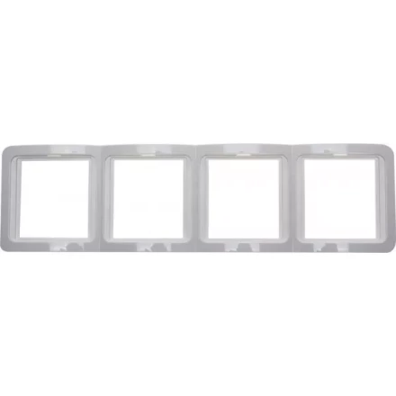 Панель СВЕТОЗАР &quot;ГАММА&quot; четверная вертикальная, цвет белый SV-54151-W купить в Нефтеюганске