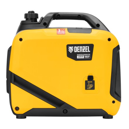 Генератор инверторный DENZEL GS-2200iS, 2,2 кВт, 230 В, закрытый корпус, ручной старт купить в Нефтеюганске