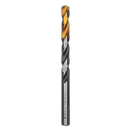 Сверло спиральное по металлу Denzel 9 x 125мм, Р6М5, Golden Tip, многогранная заточка, 718284 купить в Нефтеюганске