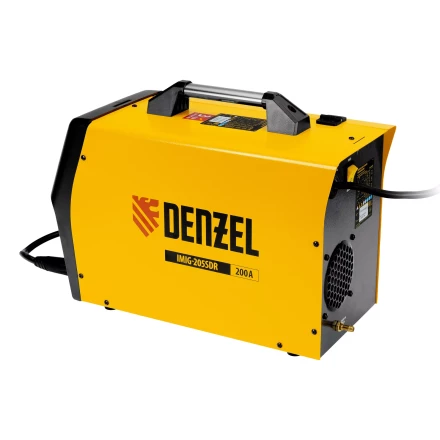Аппарат инвертор. полуавтомат. cварки Denzel IMIG-205SDR, 200 А, ПВ 60%, катушка 5 кг купить в Нефтеюганске