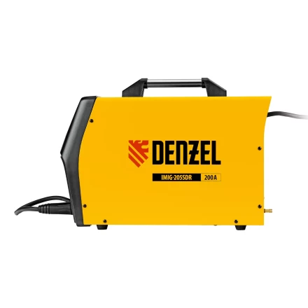 Аппарат инвертор. полуавтомат. cварки Denzel IMIG-205SDR, 200 А, ПВ 60%, катушка 5 кг купить в Нефтеюганске