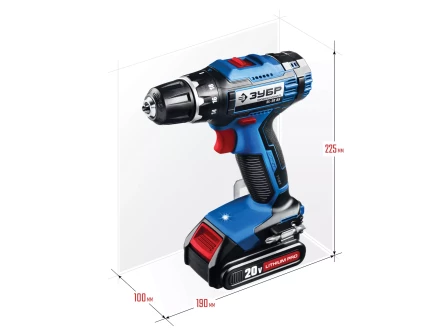 Дрель-шуруповерт 2 АКБ DL-20 A5 серия ПРОФЕССИОНАЛ купить в Нефтеюганске