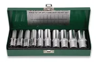 Набор головок торцевых глубоких 1/2"DR 10-24мм 11предметов Jonnesway S04HD411S 47243