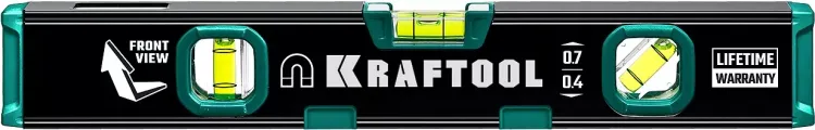 Профессиональный магнитный уровень с зеркальным глазком KRAFTOOL 34784 купить в Нефтеюганске