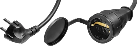 Удлинитель-шнур "ПВС 315-Ш", 20 м, 3500 Вт, 1 гнездо, IP44, ПВС 3х1,5 мм2, ЗУБР 55020-20 купить в Нефтеюганске