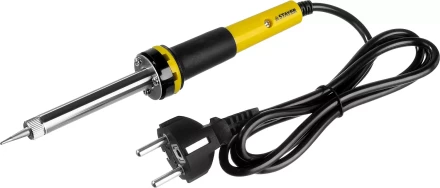 Набор STAYER &quot;PROFI&quot; для паяльных работ, паяльник 55300 + подставка + припой + жало сменное + шприц + насадка на жало + канифоль + кусачки, 60 Вт 55314-60-H8 купить в Нефтеюганске