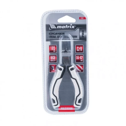 Кусачки торцевые Mini 105 мм авторазжим Pro Matrix 17837 купить в Нефтеюганске