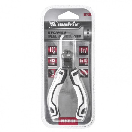 Кусачки торцевые Mini 105 мм авторазжим Pro Matrix 17837 купить в Нефтеюганске
