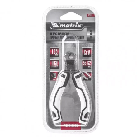 Кусачки торцевые Mini 105 мм авторазжим Pro Matrix 17837 купить в Нефтеюганске