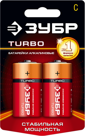 Батарейки TURBO алкалиновые C 15В серия Без серии купить в Нефтеюганске