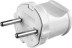 Вилка MAXElectro электрическая, 6А/220В, белая, STAYER 55150-W купить в Нефтеюганске