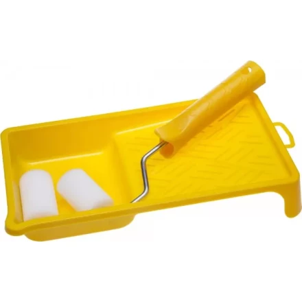 Набор STAYER Валик &quot;ПОРОЛОН&quot; МИНИ с ванночкой, 50мм, 70мм 0544-05-07 купить в Нефтеюганске