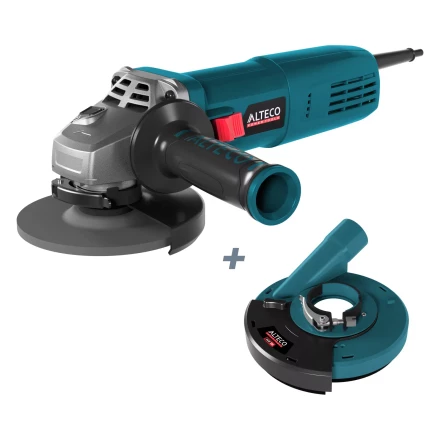 Угловая шлифмашина ALTECO AG 1400-125 ECS + Защитный кожух для пылеудаления ALTECO ADE 125 68946 купить в Нефтеюганске