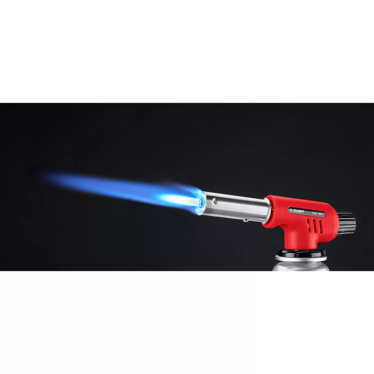 ЗУБР ГМ-150, 1300°C, газовая горелка с пьезоподжигом на баллон с цанговым соединением (55554) купить в Нефтеюганске