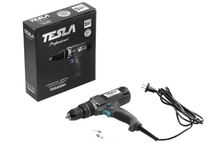 Дрель-шуруповерт TESLA TDS450H купить в Нефтеюганске