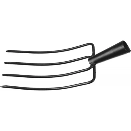 Вилы GRINDA кованые, навозные 4 круглых зубца, без черенка, 180х300мм 39720-4_z01 купить в Нефтеюганске