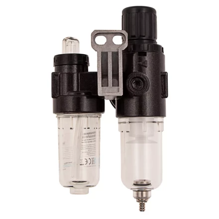 Блок подготовки воздуха регулятор-фильтр-лубрикатор FLR1500, 10 бар, 1500 л/мин, 1/4&quot; Denzel 57469 купить в Нефтеюганске