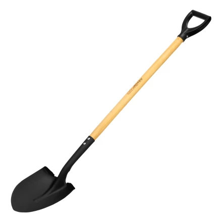 Лопата для сыпучих грузов, 215х285х1325 мм, деревянный черенок с пропиткой, Россия Сибртех 6145655 купить в Нефтеюганске
