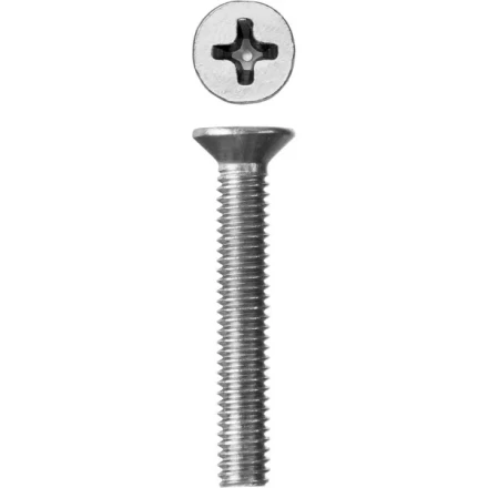 Винт ЗУБР &quot;МАСТЕР&quot; DIN 965, класс прочности 4.8, оцинкованный, M4x25мм, 5кг 303110-04-025 купить в Нефтеюганске