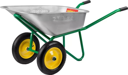 Тачка GRINDA строительная двухколесная, 110 литров 422394 купить в Нефтеюганске