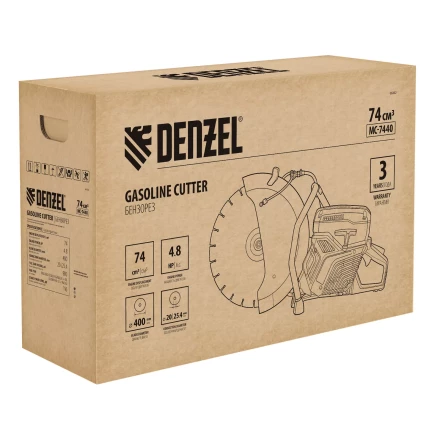 Бензорез DENZEL МС-7440, 74 см3, диаметр диска 400 мм купить в Нефтеюганске