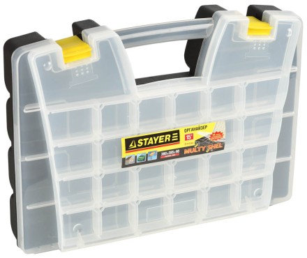 Органайзер двойной &quot;PROMULTI-15&quot; пластиковый, STAYER Professional 38037-15 купить в Нефтеюганске