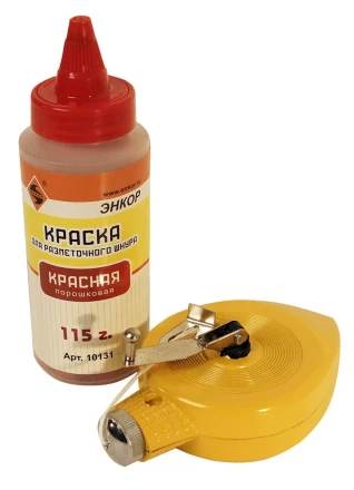 Набор разметочный металлический корпус 30 м краска красная Энкор 10126 купить в Нефтеюганске