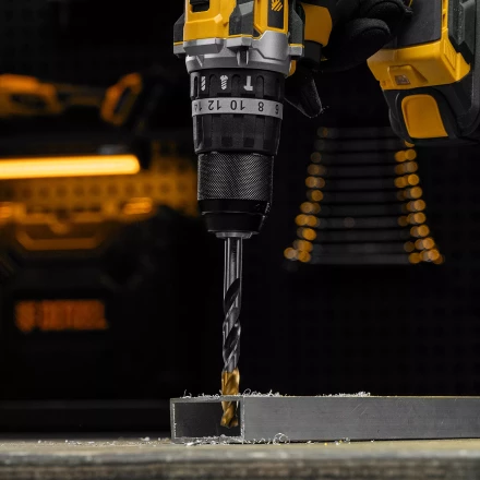 Сверло спиральное по металлу Denzel 10 x 133мм, Р6М5, Golden Tip, многогранная заточка, 718285 купить в Нефтеюганске