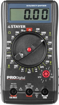 Мультиметр STAYER &quot;PROFESSIONAL&quot; PRODigital цифровой 45310 купить в Нефтеюганске