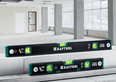 Профессиональный магнитный уровень с зеркальным глазком KRAFTOOL 34785-80 купить в Нефтеюганске