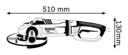 Шлифмашина BOSCH УШМ GWS 24 - 230 LVI купить в Нефтеюганске