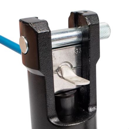 Пресс гидравлический помповый КВТ ПГ-300 для опрессовки наконечников до 300 мм (85528) купить в Нефтеюганске