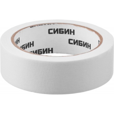 CИБИН. Малярная лента, креповая, 30мм х 25м 12111-30_z01 купить в Нефтеюганске