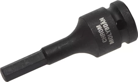 Торцовая головка KRAFTOOL &quot;INDUSTRIE QUALITAT&quot; ударная (1/2&quot;), HEX, Cr-Mo, фосфатированная, H8 27950-08_z01 купить в Нефтеюганске