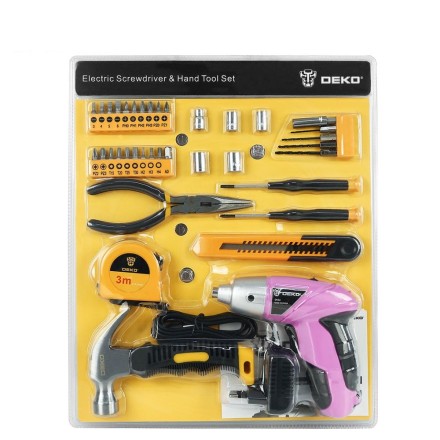 Отвертка аккумуляторная DEKO DKS4 и набор 36 Tools Kit, 063-4109 купить в Нефтеюганске