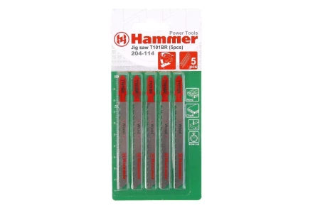 Пилки для лобзика HAMMER JG WD T101BR (5шт.) купить в Нефтеюганске