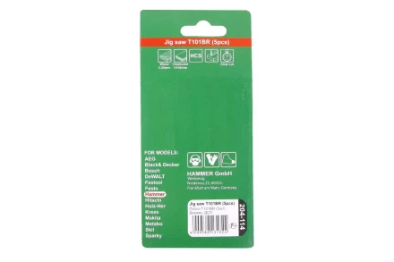 Пилки для лобзика HAMMER JG WD T101BR (5шт.) купить в Нефтеюганске