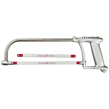 Набор ЗУБР Ножовка &quot;СОЮЗ&quot; многоф. 3-в-1: по металлу, кафелю, стеклу, приспособ. для отлома, в компл 2 полотна по металлу 4-15727 купить в Нефтеюганске