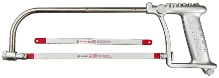 Набор ЗУБР Ножовка &quot;СОЮЗ&quot; многоф. 3-в-1: по металлу, кафелю, стеклу, приспособ. для отлома, в компл 2 полотна по металлу 4-15727 купить в Нефтеюганске