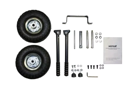 Комплект колёс и ручек для бензогенераторов DY6500, DY8000, DY9500, DY11000 L / LX / LX-3 / LXA / LXW Huter купить в Нефтеюганске