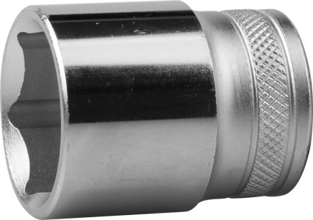 Торцовая головка KRAFTOOL &quot;INDUSTRIE QUALITAT&quot;, Cr-V, FLANK, хромосатинированная, 1/2&quot;, 26 мм 27805-26_z01 купить в Нефтеюганске