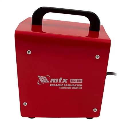 Тепловая пушка керамическая SHCL-3000, квадратная, 230 В, 480 м3/ч, 1/3 кВт// MTX 96403 купить в Нефтеюганске