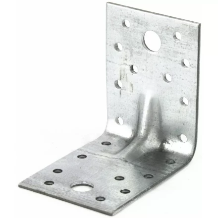 Крепежный уголок усиленный 2,5мм KUU 70x70x55 мм Россия Сибртех 464103 купить в Нефтеюганске