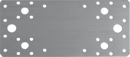 ЗУБР НКП-2.0, 200 x 90 x 2 мм, нержавеющая крепежная пластина, Профессионал (310636-200) купить в Нефтеюганске