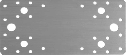 ЗУБР НКП-2.0, 200 x 90 x 2 мм, нержавеющая крепежная пластина, Профессионал (310636-200) купить в Нефтеюганске