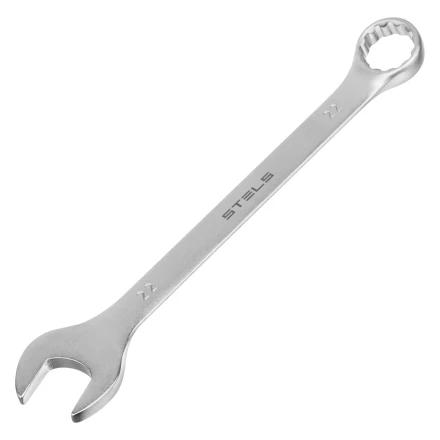 Набор ключей комбинированных Stels 15421, 6-22 мм, 12 шт, CrV, матовый хром купить в Нефтеюганске