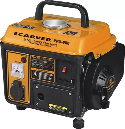 Генератор бензиновый CARVER PPG- 950 купить в Нефтеюганске