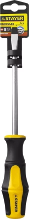 Отвертка STAYER &quot;MASTER&quot; &quot;HERCULES&quot;, Сr-V, противоскользящая рукоятка, SL8,0x150мм 25051-08-15_z02 купить в Нефтеюганске